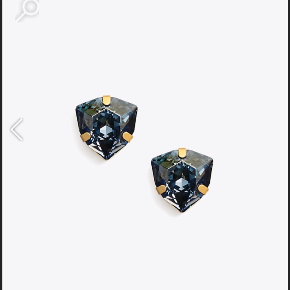 NWT Tory Burch Trilliant Earrings Blue - Picture 4 of 5